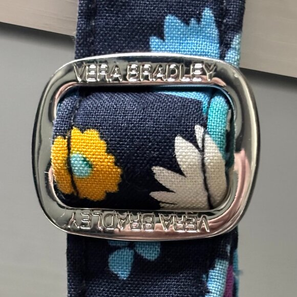 Vera Bradley Midnight Blues Little Flap Hipster Crossbody Bag Retired - Picture 10 of 11